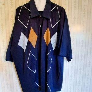 Men's polo dress shirt